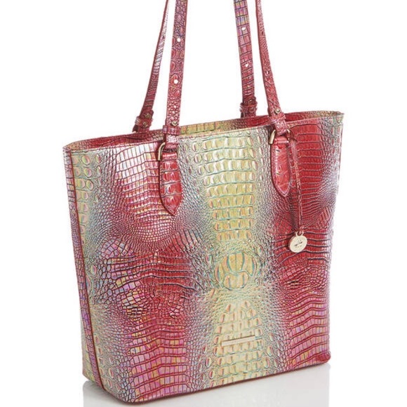 BRAHMIN ELLEN SND ADY WALLET DRAGONFRUIT MINI OMBRÉ MELBOURNE - Picture 9 of 10